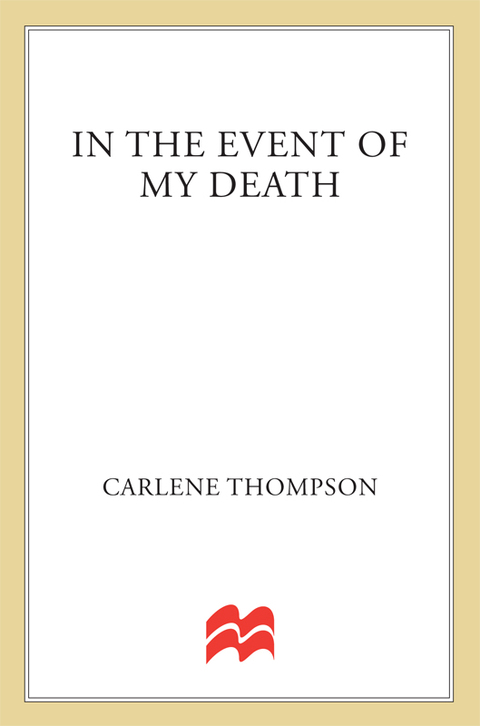Cover image for book In the Event of My Death