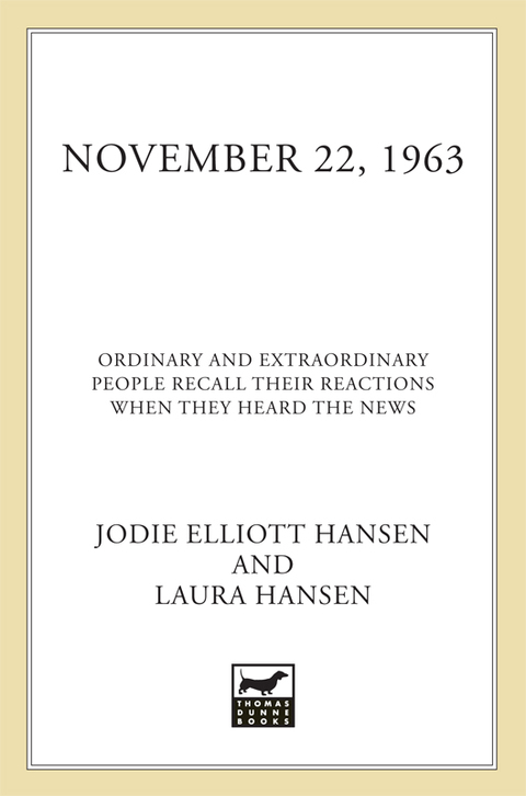 Cover image for book November 22, 1963
