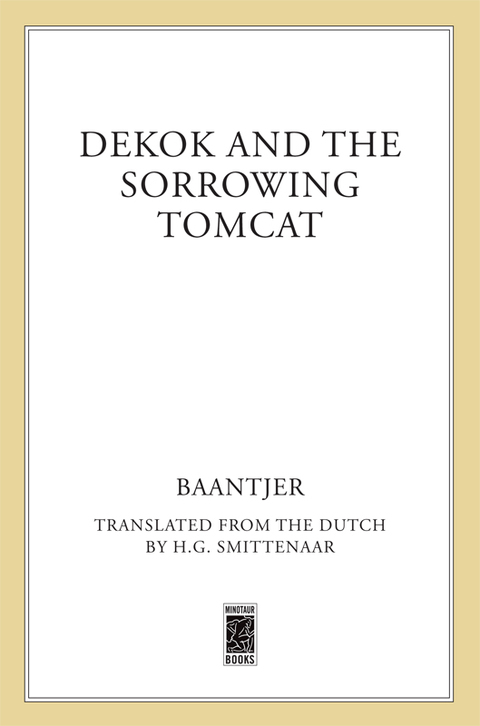 Cover image for book DeKok and the Sorrowing Tomcat