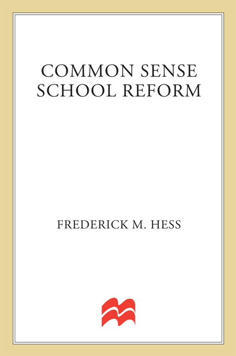 Cover image for book Common Sense School Reform