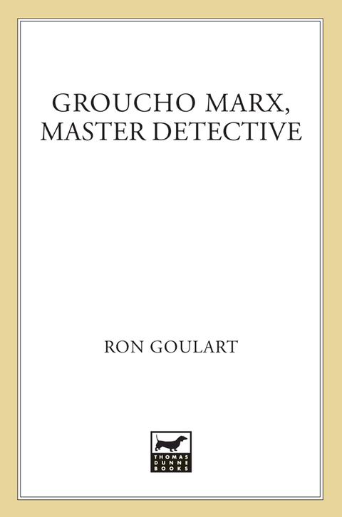 Cover image for book Groucho Marx, Master Detective