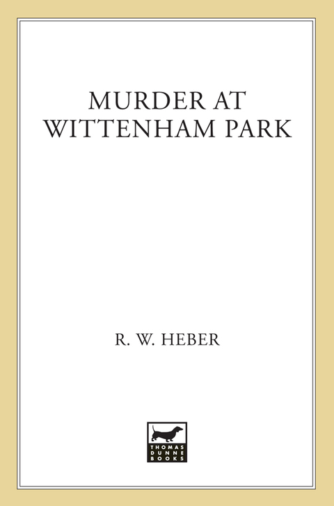 Cover image for book Murder At Wittenham Park