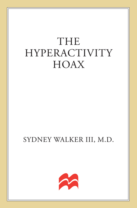 Cover image for book The Hyperactivity Hoax