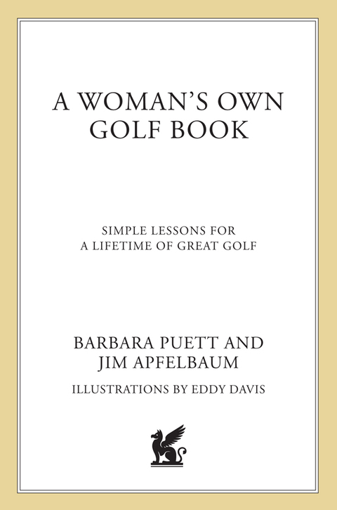 Cover image for book A Woman's Own Golf Book