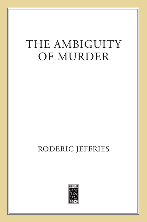 Cover image for book The Ambiguity of Murder