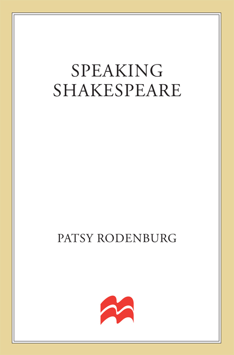 Cover image for book Speaking Shakespeare