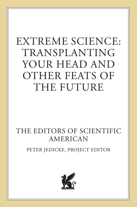 Cover image for book Extreme Science: Transplanting Your Head