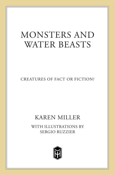 Cover image for book Monsters and Water Beasts