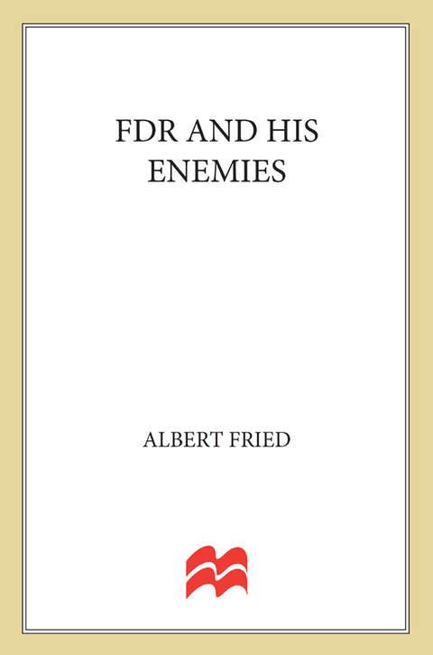 Cover image for book FDR and His Enemies