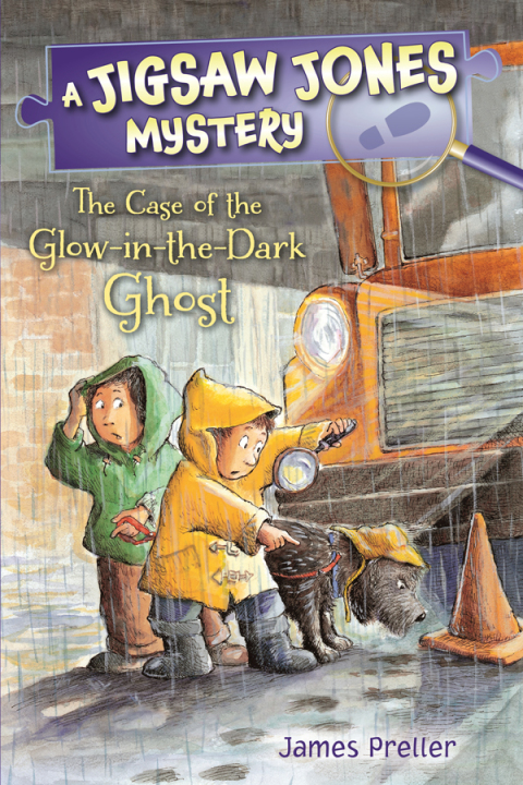 Cover image for book Jigsaw Jones: The Case of the Glow-in-the-Dark Ghost