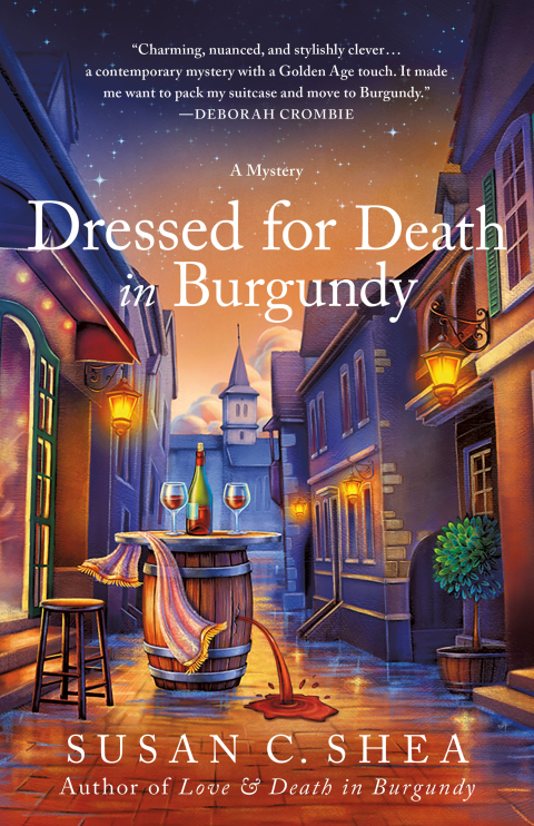 Cover image for book Dressed for Death in Burgundy