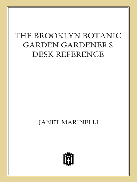 Cover image for book Brooklyn Botanic Garden Gardener's Desk Reference