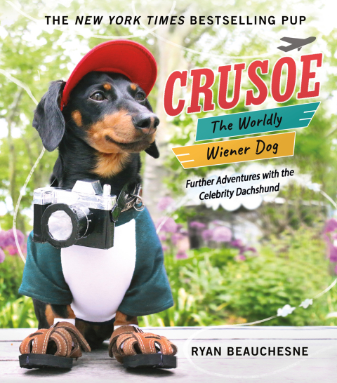 Cover image for book Crusoe, the Worldly Wiener Dog