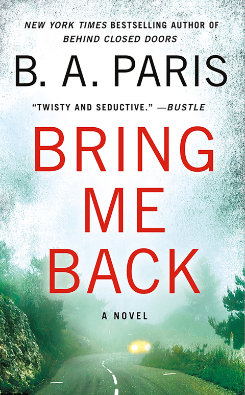 Cover image for book Bring Me Back
