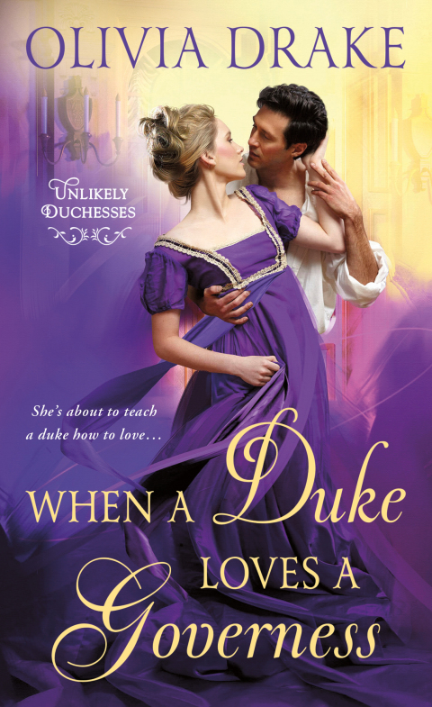 Cover image for book When a Duke Loves a Governess
