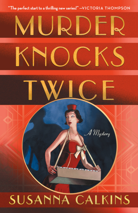 Cover image for book Murder Knocks Twice