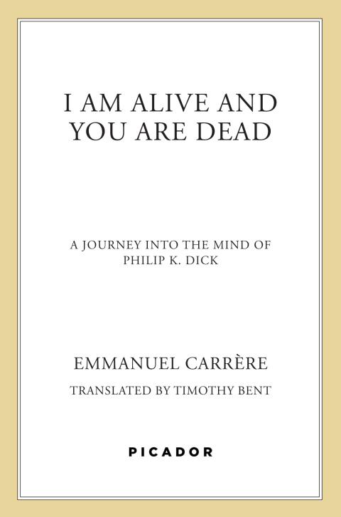 Cover image for book I Am Alive and You Are Dead