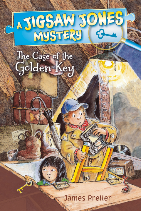 Cover image for book Jigsaw Jones: The Case of the Golden Key