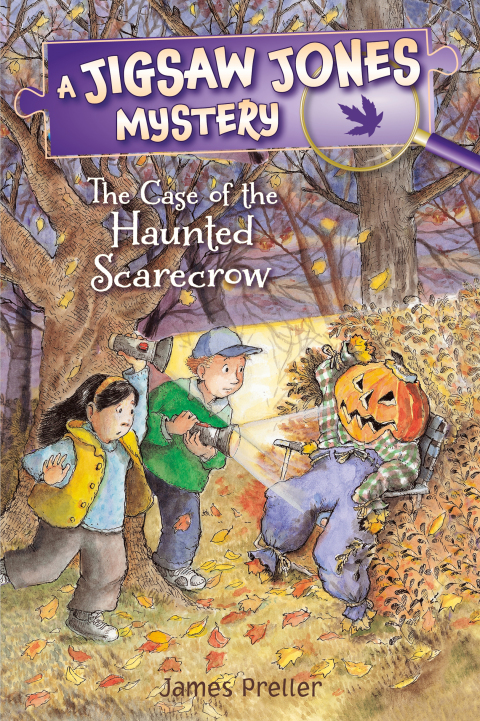 Cover image for book Jigsaw Jones: The Case of the Haunted Scarecrow