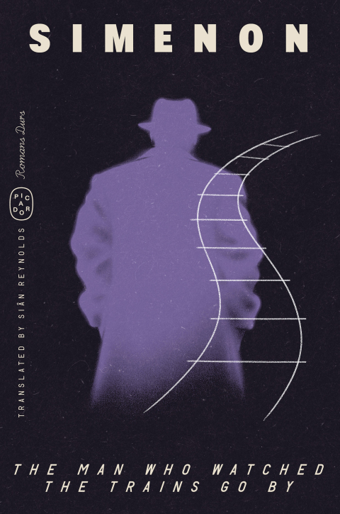 Cover image for book The Man Who Watched the Trains Go By (Romans Durs)
