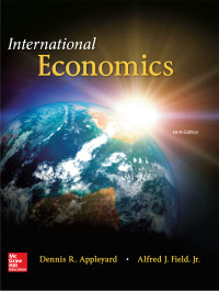 Imagen de portada: International Economics 9th edition 9781259290626