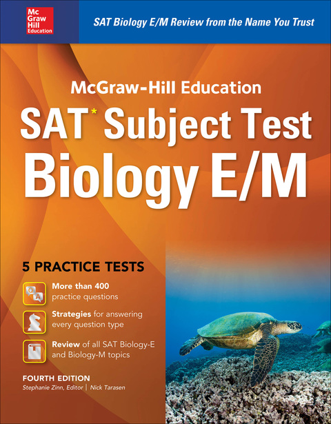 Cover image for book McGraw-Hill Education SAT Subject Test Biology E/M 4th Ed.