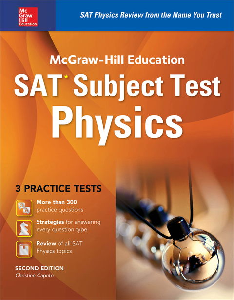 Cover image for book McGraw-Hill Education SAT Subject Test Physics 2nd Ed.