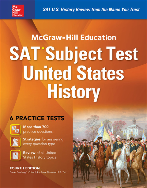 Cover image for book McGraw-Hill Education SAT Subject Test US History 4th Ed