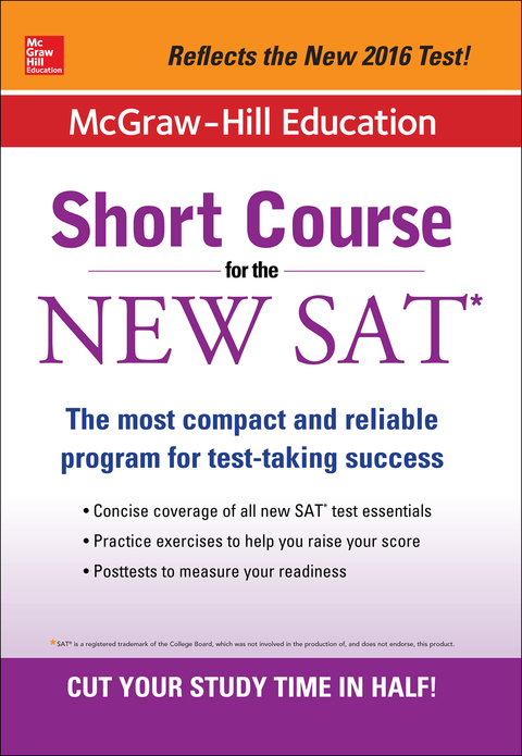 Cover image for book McGraw-Hill Education: Short Course for the SAT