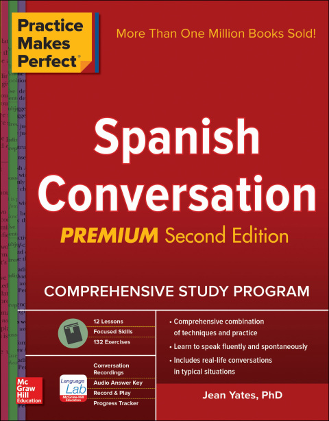 Cover image for book Practice Makes Perfect: Spanish Conversation, Premium Edition