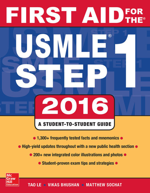 Cover image for book First Aid for the USMLE Step 1 2016