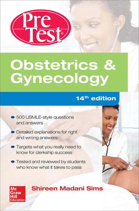 Cover image for book Obstetrics And Gynecology PreTest Self-Assessment And Review, 14th Edition