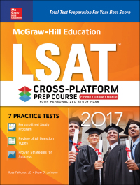 صورة الغلاف: McGraw-Hill Education LSAT 2017 Cross-Platform Prep Course 1st edition 9781259642111