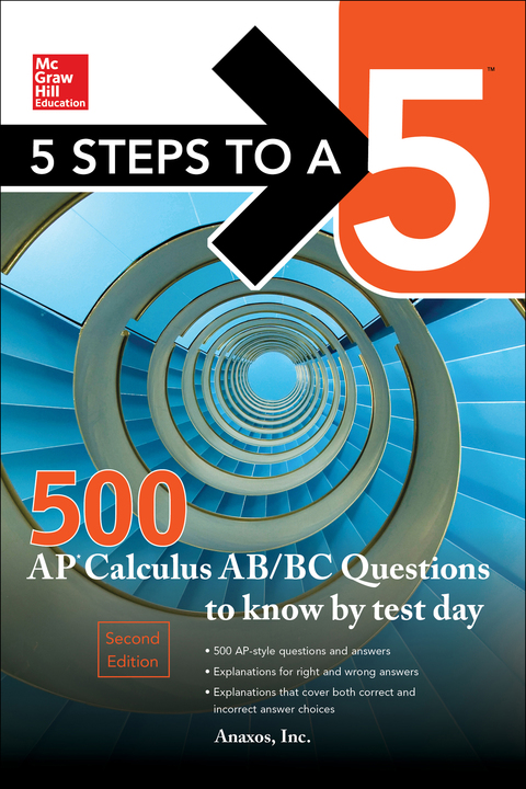 Cover image for book 5 Steps to a 5 500 AP Calculus AB/BC Questions to Know by Test Day, Second Edition