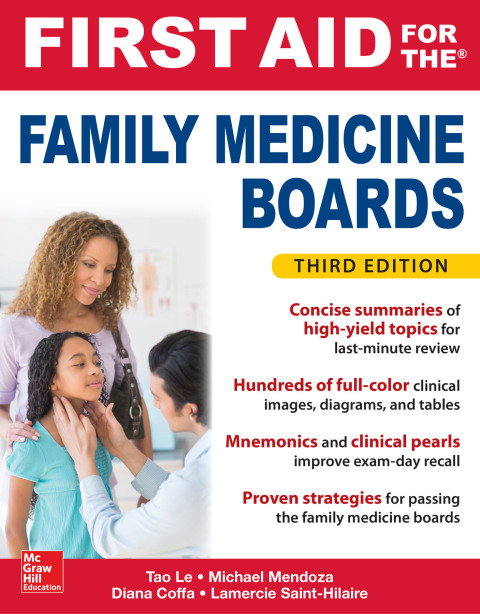 Cover image for book First Aid for the Family Medicine Boards, Third Edition