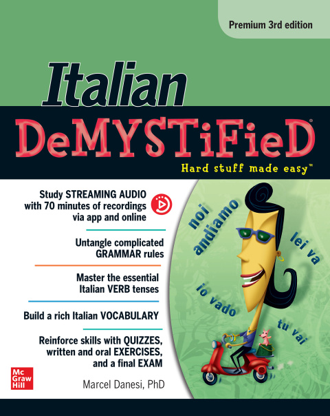 Cover image for book Italian Demystified, Premium 3rd Edition