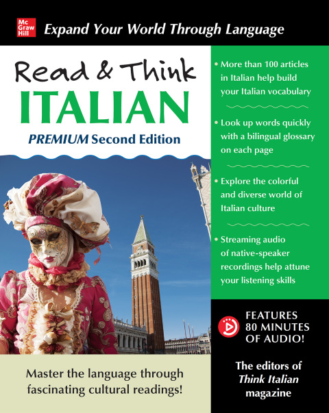 Cover image for book Read & Think Italian, Premium 2nd Edition
