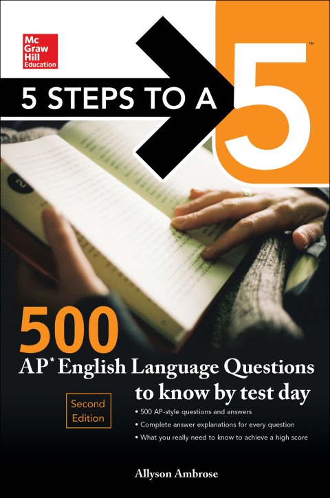 Cover image for book 5 Steps to a 5: 500 AP English Language Questions to Know by Test Day, Second Edition