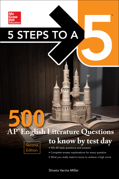 Cover image for book 5 Steps to a 5: 500 AP English Literature Questions to Know by Test Day, Second Edition
