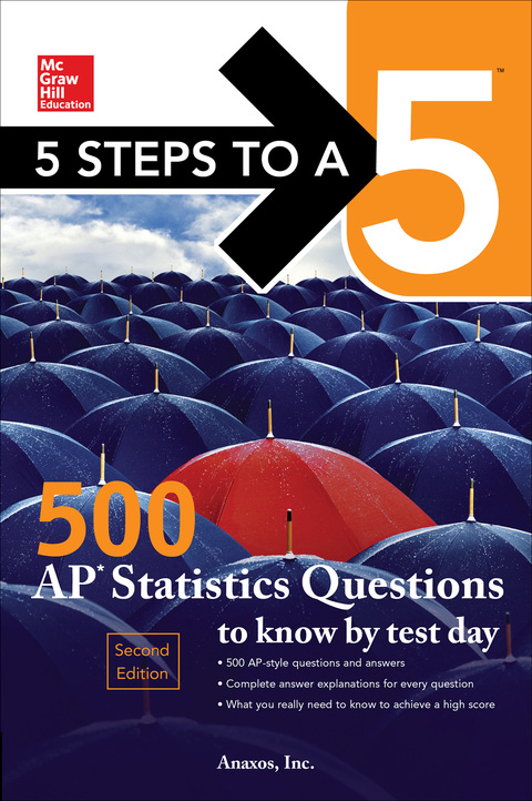 Cover image for book 5 Steps to a 5: 500 AP Statistics Questions to Know by Test Day, Second Edition