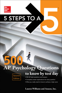 صورة الغلاف: 5 Steps to a 5: 500 AP Psychology Questions to Know by Test Day, Second Edition 2nd edition 9781259836732