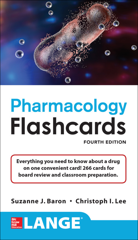 Cover image for book Lange Pharmacology Flashcards, Fourth Edition