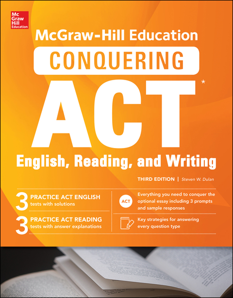 Cover image for book McGraw-Hill Education Conquering ACT English Reading and Writing, Third Edition