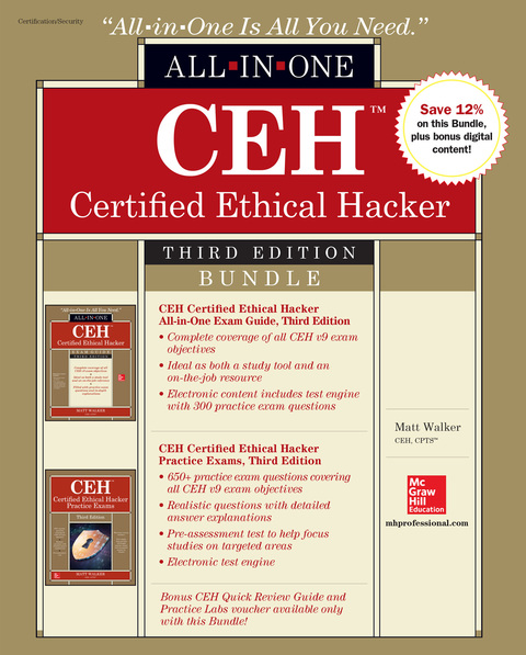 Cover image for book CEH Certified Ethical Hacker Bundle, Third Edition