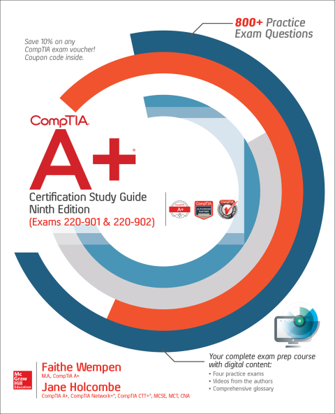 Cover image for book CompTIA A+ Certification Study Guide, Ninth Edition (Exams 220-901 & 220-902)