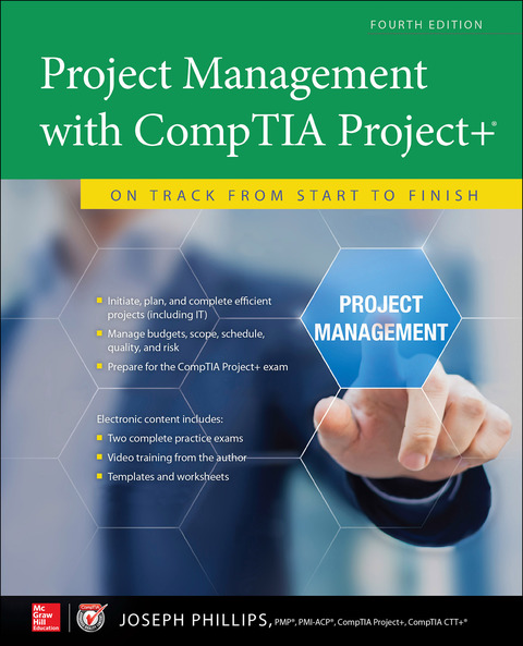 Cover image for book Project Management with CompTIA Project : On Track from Start to Finish