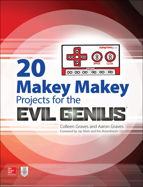 Cover image for book 20 Makey Makey Projects for the Evil Genius