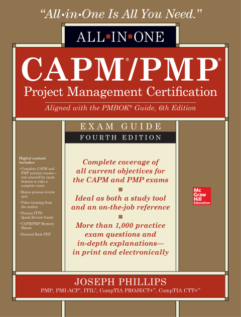 Cover image for book CAPM/PMP Project Management Certification All-In-One Exam Guide