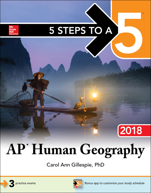 Cover image for book 5 Steps to a 5 AP Human Geography 2018 edition