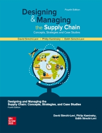 Imagen de portada: Designing and Managing the Supply Chain: Concepts  Strategies and Case Studies 4th edition 9780073403366